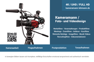 Kameramann / Foto- und Videodesign