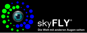 Skyfly_logo_schwarz_Weise_Schrift
