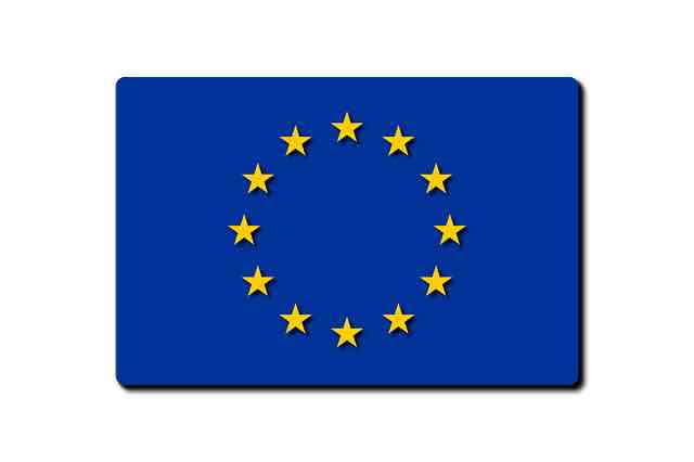 EU Flagge mit Sternen
