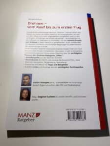 Kuratorium für Verkehrssicherheit Drohnen Buch Rückseite Manz Verlag