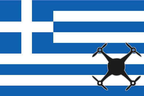 Drohnen in Griechenland fliegen